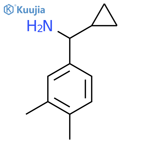 (3,4-DIMETHYLPHENYL)CYCLOPROPYLMETHYLAMINE structure