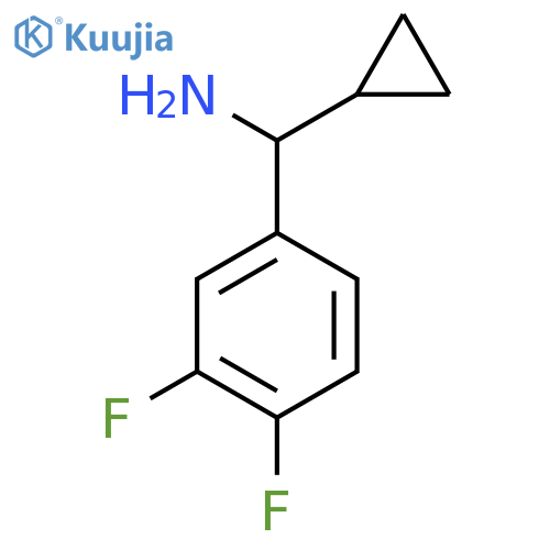 (3,4-DIFLUOROPHENYL)CYCLOPROPYLMETHYLAMINE structure