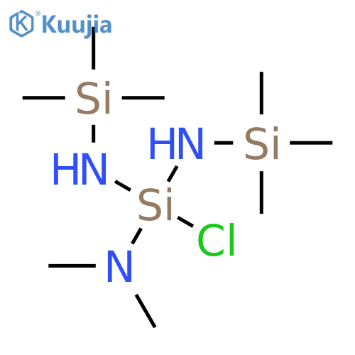 1-Chloro-N,N-dimethyl-N',N''-bis(trimethylsilyl)silanetriamine structure