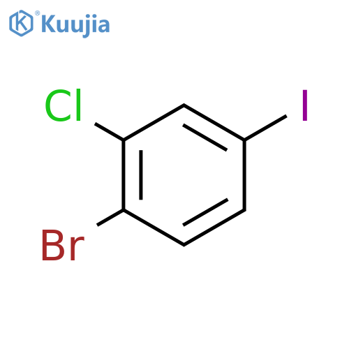 1-Bromo-2-chloro-4-iodobenzene structure