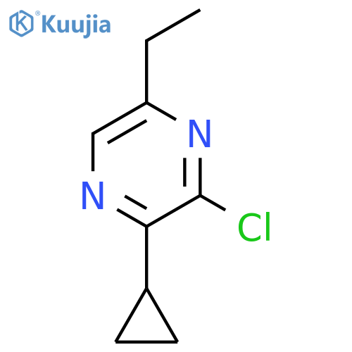 PYRAZINE, 3-CHLORO-2-CYCLOPROPYL-5-ETHYL- structure