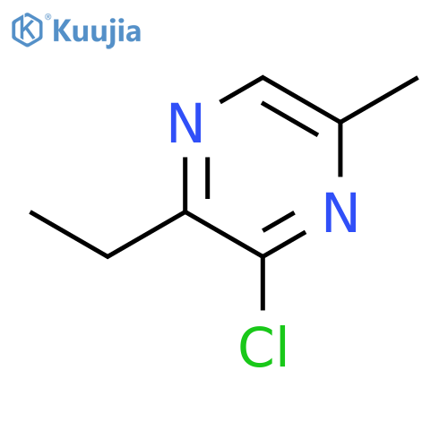 Pyrazine, 3-chloro-2-ethyl-5-methyl- structure