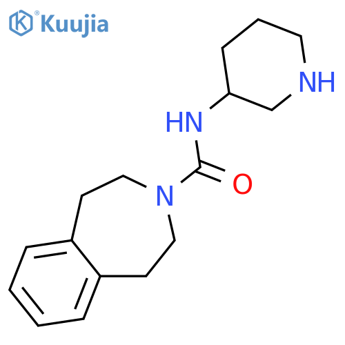 3H-3-Benzazepine-3-carboxamide, 1,2,4,5-tetrahydro-N-3-piperidinyl- structure