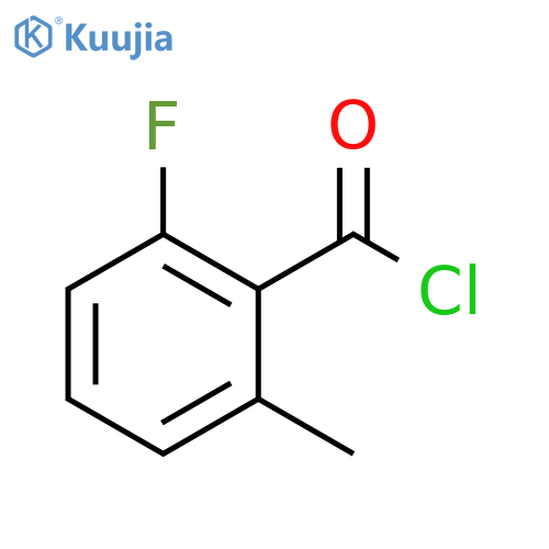 2-fluoro-6-methylbenzoyl chloride structure