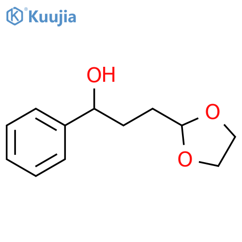 1,3-Dioxolane-2-propanol, α-phenyl- structure