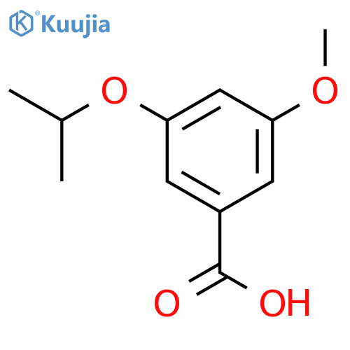 Benzoic acid, 3-methoxy-5-(1-methylethoxy)- structure