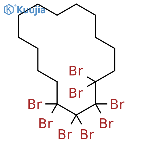 Cyclohexadecane, octabromo- structure