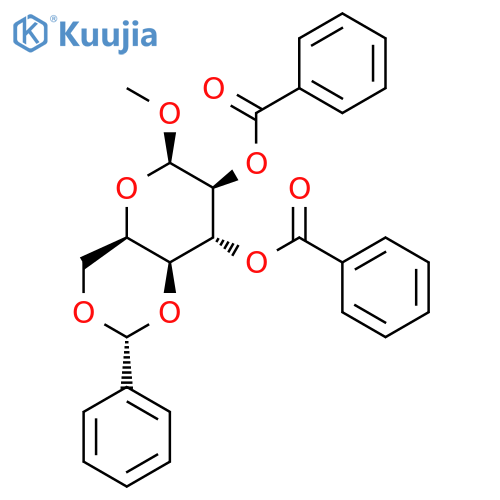 Methyl 2,3-Dibenzoyl-4,6-O-benzylidene-beta-D-galactopyranoside structure