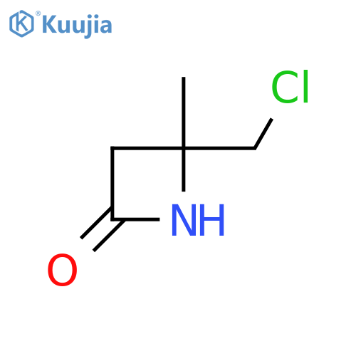 4-(Chloromethyl)-4-methylazetidin-2-one structure