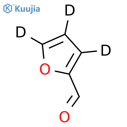 Furfural-3,4,5-d3 (stabilized with BHT) structure