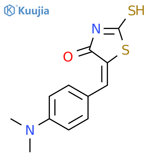 4-(Dimethylaminobenzylidene)rhodanine structure