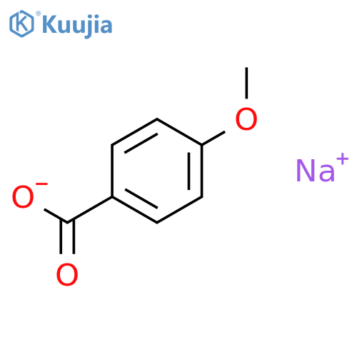 Sodium 4-Methoxybenzoate structure