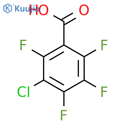 3-Chloro-2,4,5,6-tetrafluorobenzoic acid structure