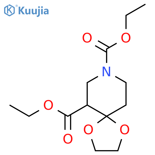 1,4-DIOXA-8-AZASPIRO[4.5]DECANE-6,8-DICARBOXYLIC ACID, DIETHYL ESTER structure