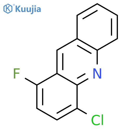 Acridine, 4-chloro-1-fluoro- structure