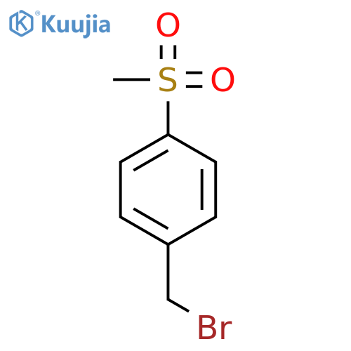 1-(bromomethyl)-4-methanesulfonylbenzene structure