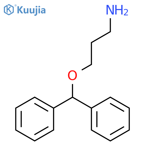 1-Propanamine, 3-(diphenylmethoxy)- structure