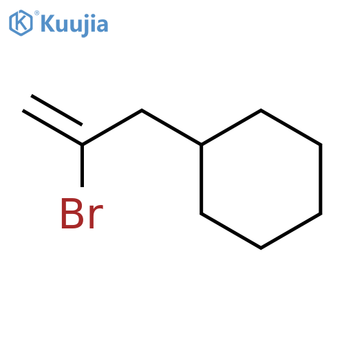 Cyclohexane, (2-bromo-2-propenyl)- structure