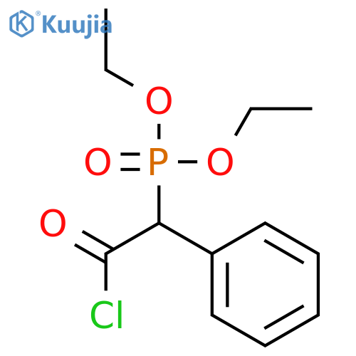 Phosphonic acid, (2-chloro-2-oxo-1-phenylethyl)-, diethyl ester structure