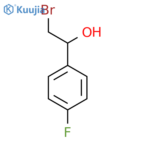 2-Bromo-1-(4-fluorophenyl)ethanol structure