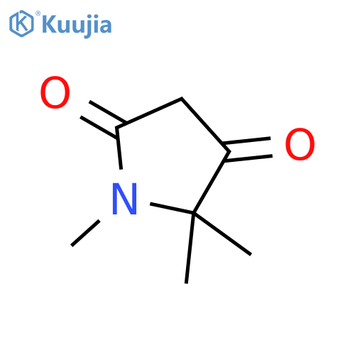 2,4-Pyrrolidinedione, 1,5,5-trimethyl- structure