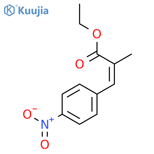 Ethyl 2-Methyl-3-(4-nitrophenyl)prop-2-enoate structure