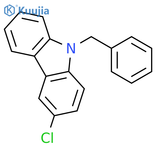 9H-Carbazole, 3-chloro-9-(phenylmethyl)- structure
