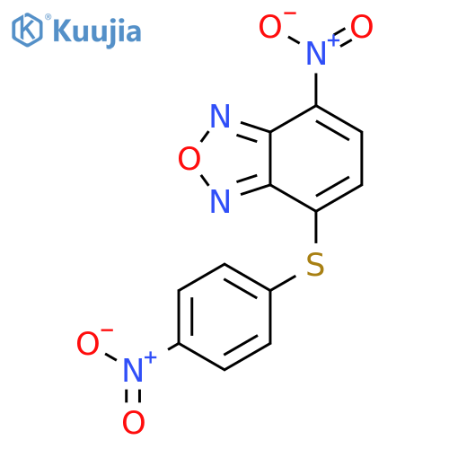 2,1,3-Benzoxadiazole, 4-nitro-7-[(4-nitrophenyl)thio]- structure