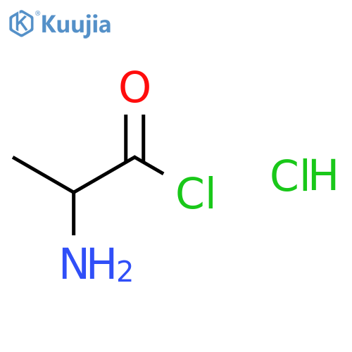 Propanoyl chloride, 2-amino-, hydrochloride, (±)- structure