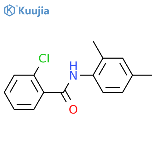 2-chloro-N-(2,4-dimethylphenyl)benzamide structure