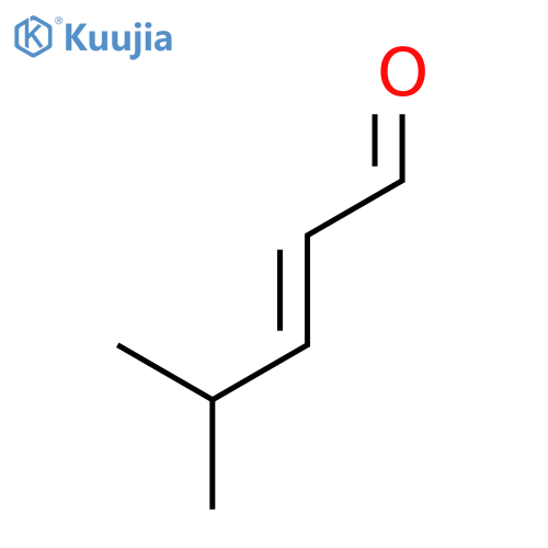 4-Methyl-2-pentenal structure