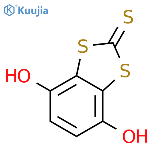 1,3-Benzodithiole-2-thione, 4,7-dihydroxy- structure