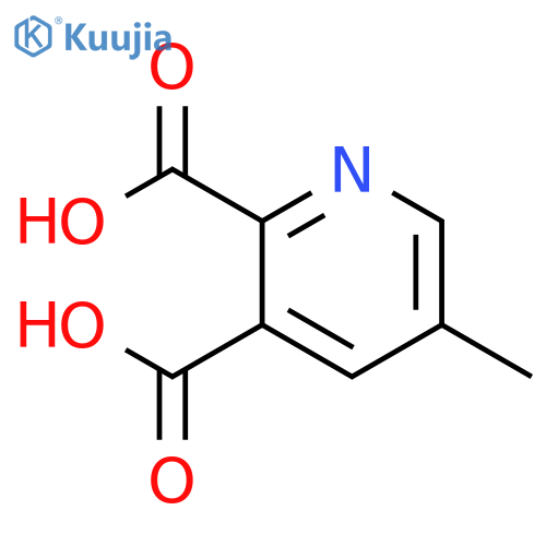 5-Methylpyridine-2,3-dicarboxylic acid structure