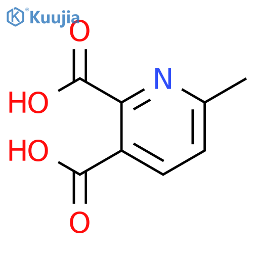 6-methylpyridine-2,3-dicarboxylic acid structure