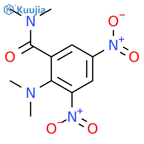 Benzamide, 2-(dimethylamino)-N,N-dimethyl-3,5-dinitro- structure