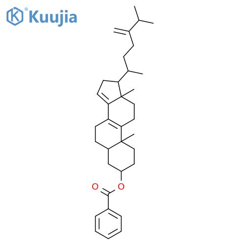 Ergosta-8,14,24(28)-trien-3beta-yl-benzoat structure