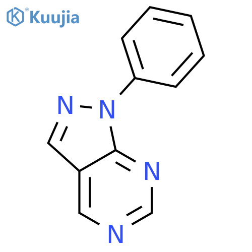 1H-Pyrazolo[3,4-d]pyrimidine, 1-phenyl- structure