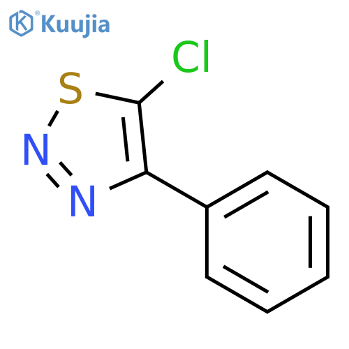 5-Chloro-4-phenyl-1,2,3-thiadiazole structure