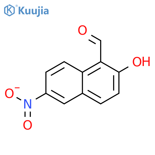 2-hydroxy-6-nitronaphthalene-1-carbaldehyde structure