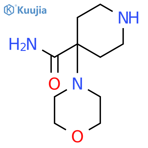 4-Morpholin-4-yl-piperidine-4-carboxylicacidamide structure