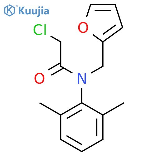 Acetamide, 2-chloro-N-(2,6-dimethylphenyl)-N-(2-furanylmethyl)- structure