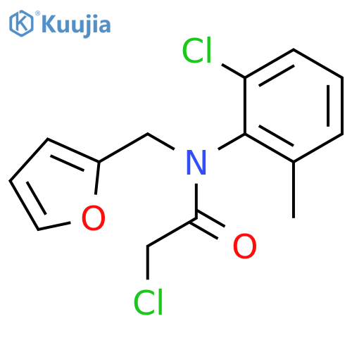 Acetamide, 2-chloro-N-(2-chloro-6-methylphenyl)-N-(2-furanylmethyl)- structure