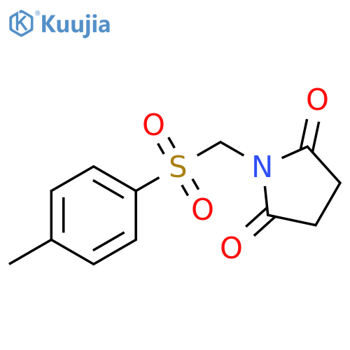 2,5-Pyrrolidinedione, 1-[[(4-methylphenyl)sulfonyl]methyl]- structure
