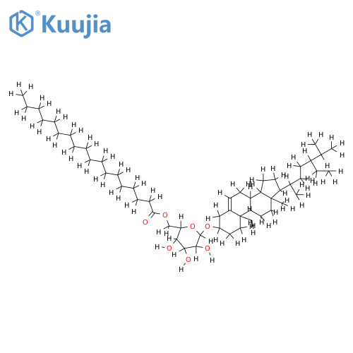 6'-stearoyl-3-O-beta-D-glucopyranosyl-beta-sitosterol structure