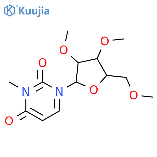 1-[3,4-dimethoxy-5-(methoxymethyl)oxolan-2-yl]-3-methylpyrimidine-2,4-dione structure