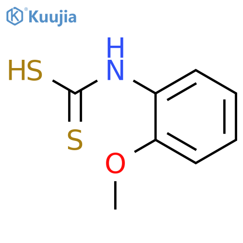 Carbamodithioic acid, (2-methoxyphenyl)- structure