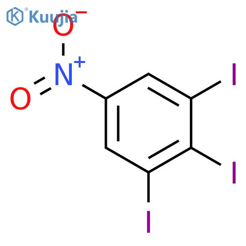 1,2,3-triiodo-5-nitrobenzene structure