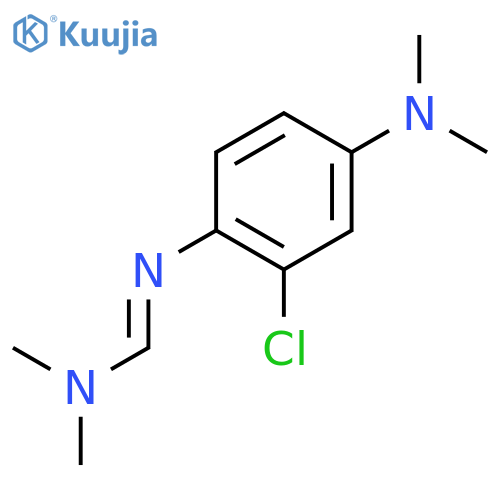 Methanimidamide,N'-[2-chloro-4-(dimethylamino)phenyl]-N,N-dimethyl- structure