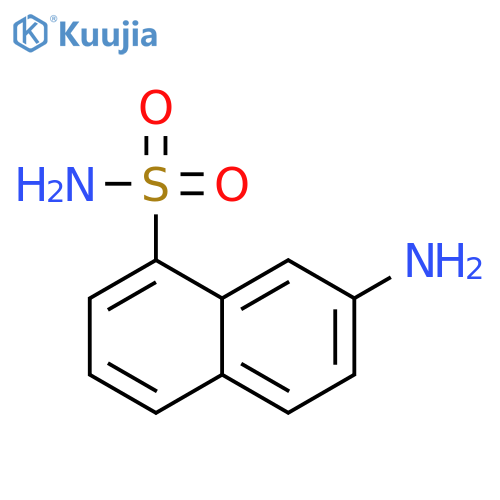 1-NAPHTHALENESULFONAMIDE, 7-AMINO- structure