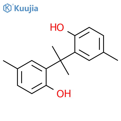 PHENOL, 2,2'-(1-METHYLETHYLIDENE)BIS[4-METHYL- structure